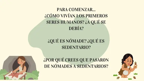 Sedentarios y la importancia de la domesticación 