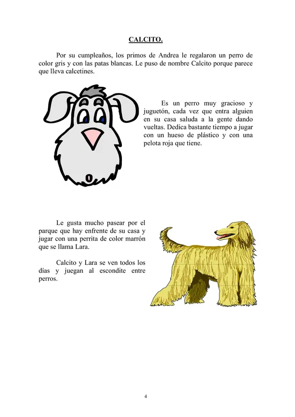 lecturas comprensivas tercero y cuarto año