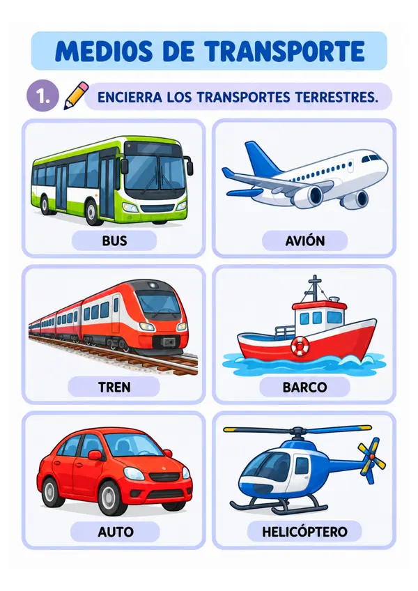Medios de transporte