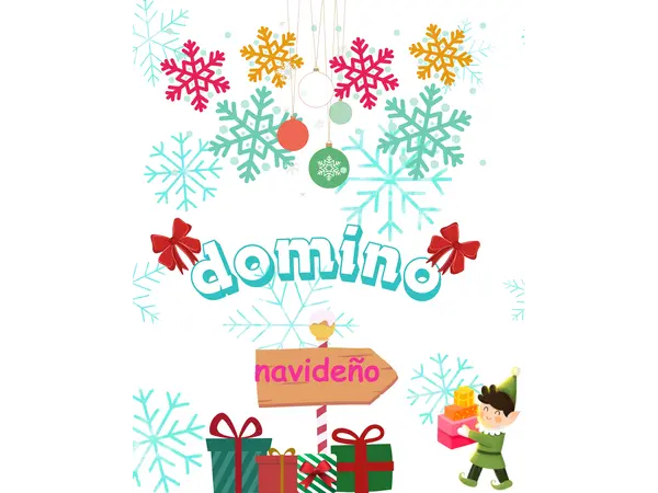 domino navideño