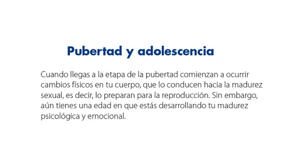 PowerPoint "Pubertad, adolescencia y etapas del desarrollo" 