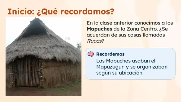 Clase 8 Lección 3 Unidad 2 "Pueblos de la Zona Sur" 2° Básico