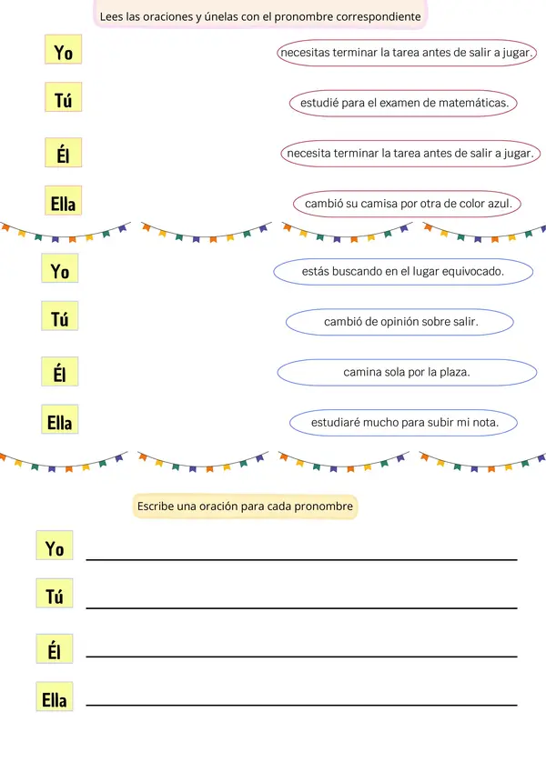 Pronombres Personales y Demostrativos