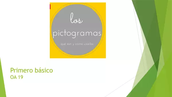 Presentacion Leyendo Pictogramas, Primero basico