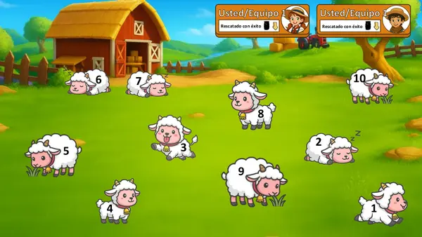 RESCATE DE LAS OVEJAS - ECUACIONES