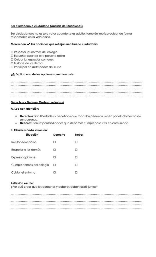 Diagnóstico - Formación Ciudadana
