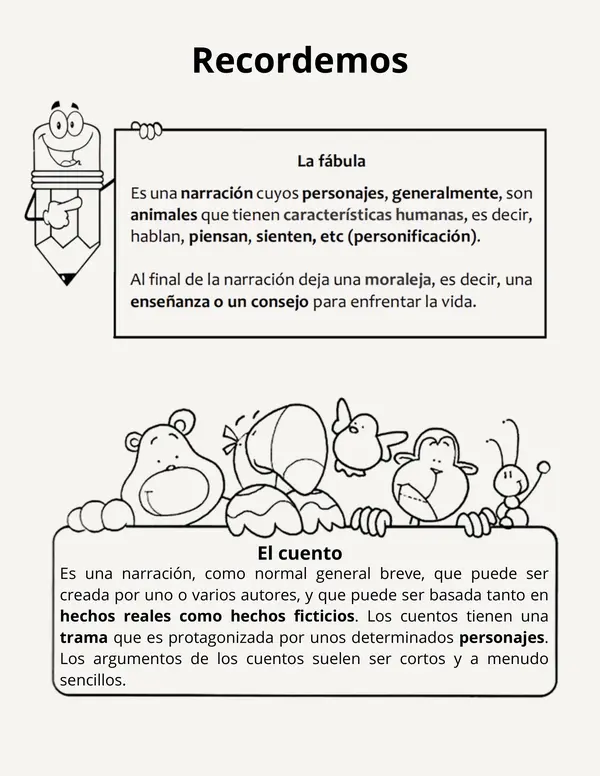 Cuadernillo de comprensión lectora