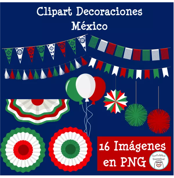 Clipart Decoraciones México | Fiestas Patrias