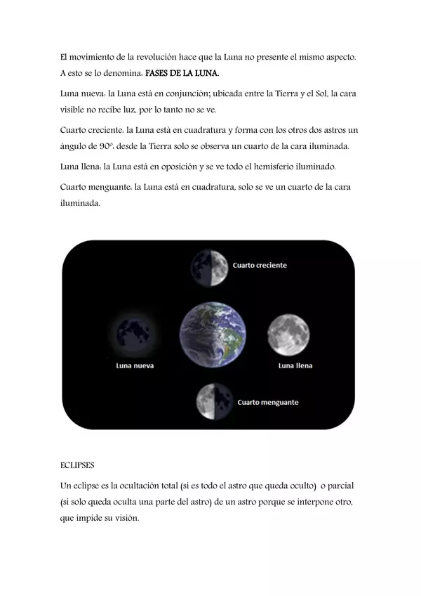 Movimientos de la Tierra y Eclipses