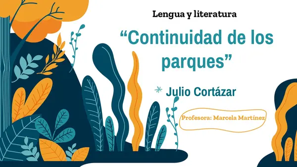 Continuidad de los parques _ Comprensión lectora