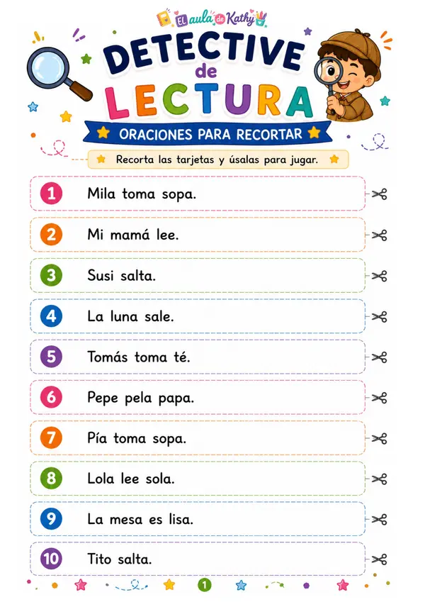 DETECTIVE DE LECTURA | Juego de Comprensión Lectora 🔍📚