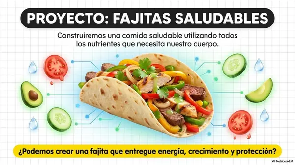 Planificación de Fajitas Saludables OA5 | Alimentación Equilibrada 5° Básico