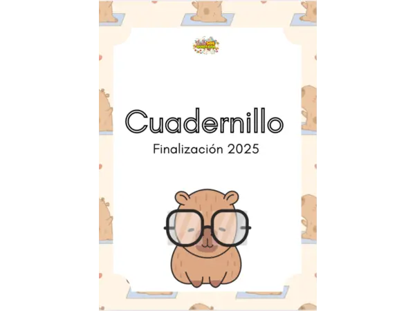 Cuadernillo CAPIBARA finalización año escolar 