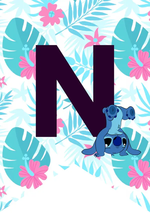BANDERÍN "BIENVENIDOS" VERSION STITCH🩵