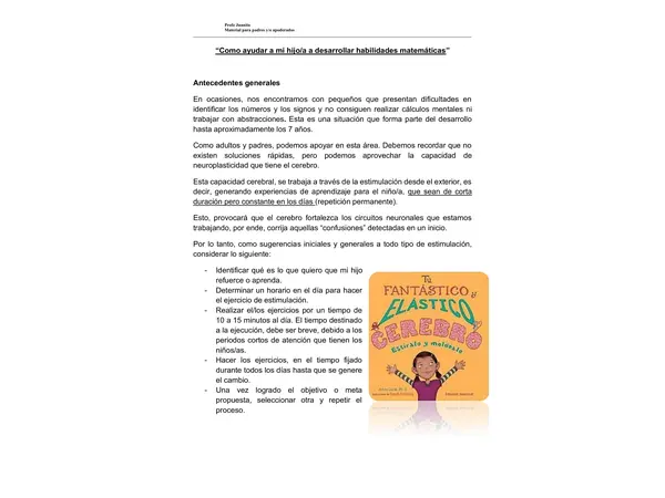 Matemáticas en casa