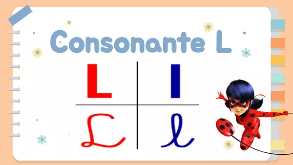 Consonante Lady Bug "L"