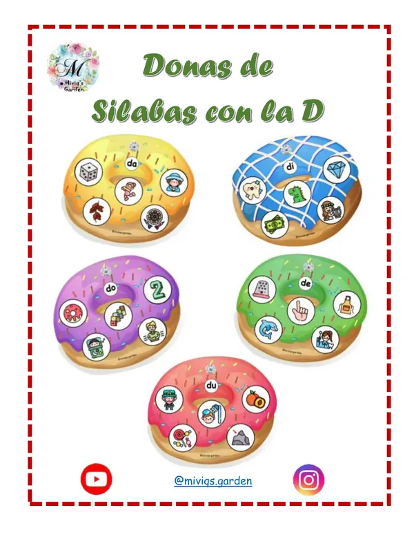 Donas de Silabas con la letra D