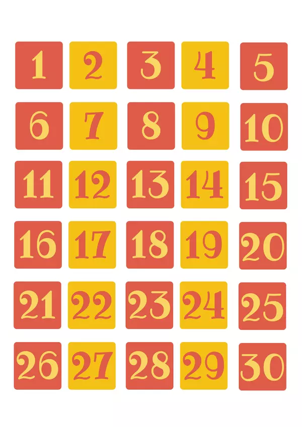 Bingo Numérico Modificable