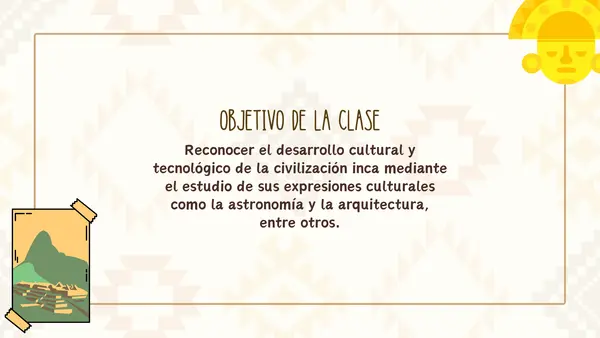 Avances culturales y tecnológicos del Imperio Inca