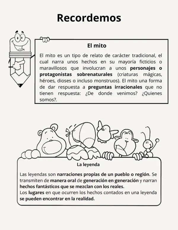 Cuadernillo de comprensión lectora