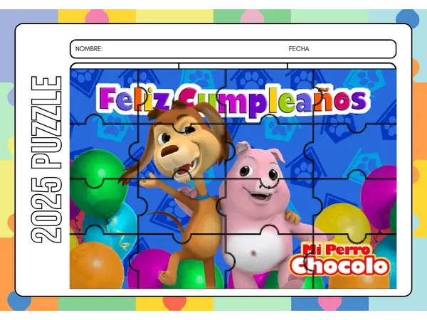 Rompecabezas de dibujos animados 