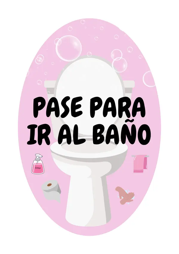 Pase para ir al baño