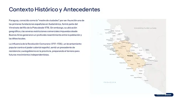 La independencia de paraguay
