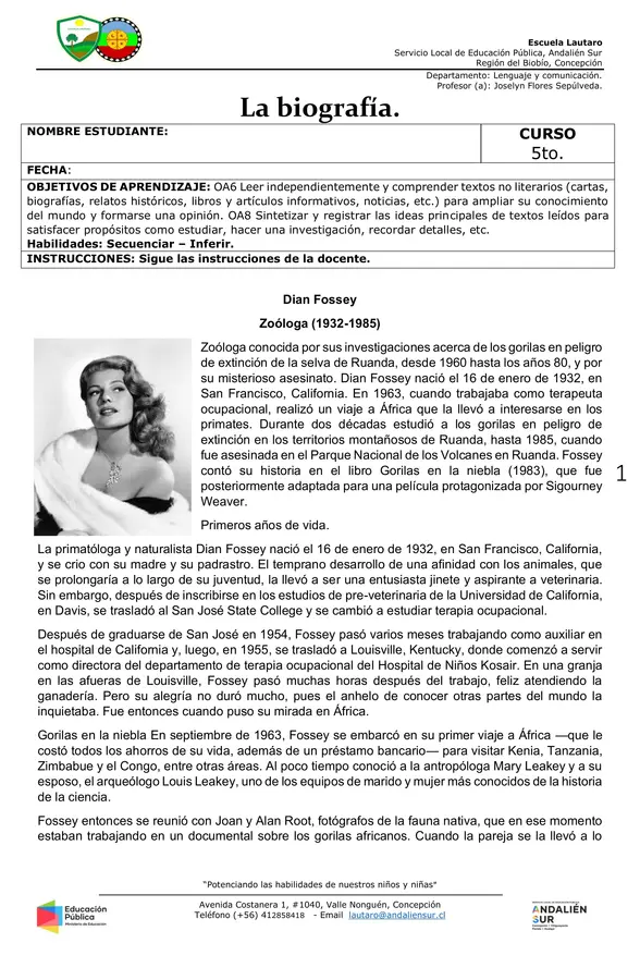 GUÍA BIOGRAFÍA