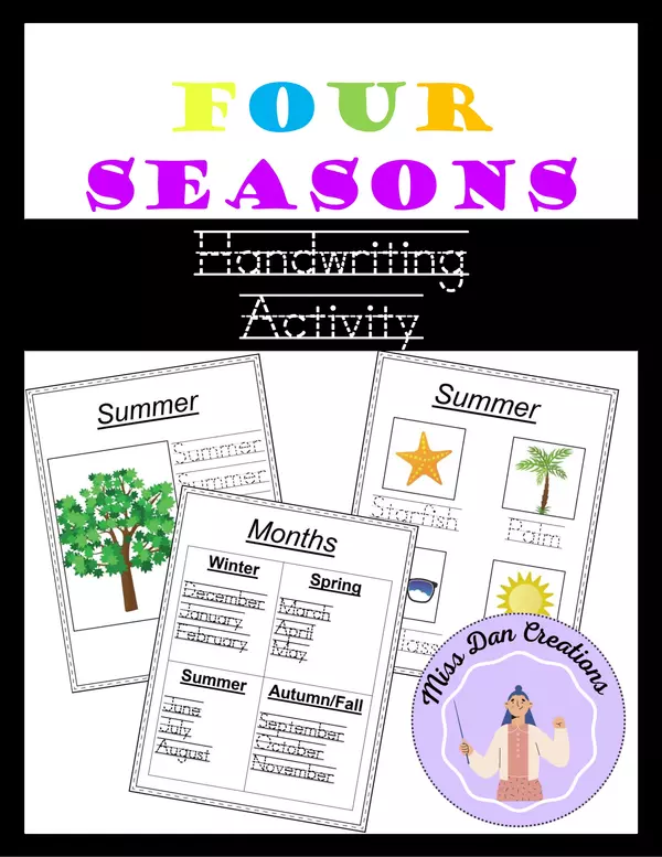  Four Seasons - Handwriting Activity