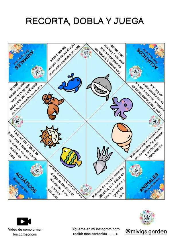 Pack 16 Comecocos: Adivinanzas Animales