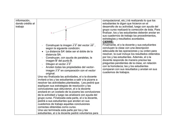 Planificación Clase a Clase Agosto - Matemática - 1° Medio