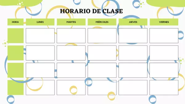HORARIO DE CLASES 