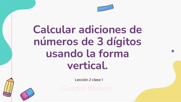 4°Básico Adición y sustracción