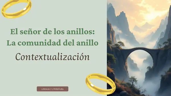Contextualización El señor de los anillos