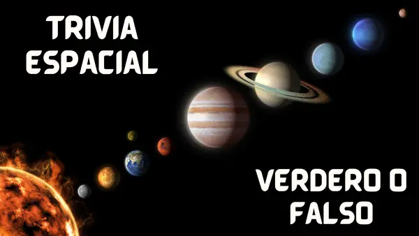 Presentacion Canva/PPT de sistema solar Trivia