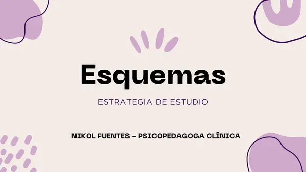 Esquemas - estrategia de estudio