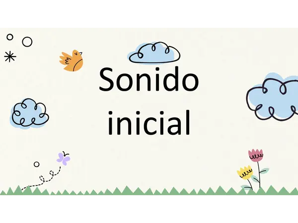 Sonido inicial A-E-I-O