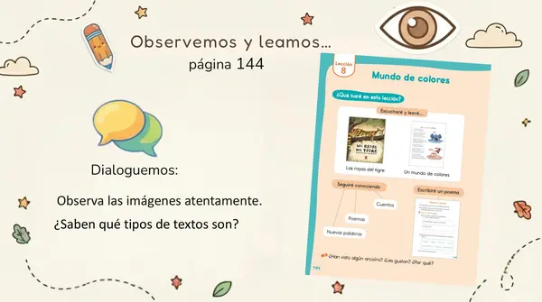 Lección 8 "Mundo de colores" 2° Básico Leo Primero