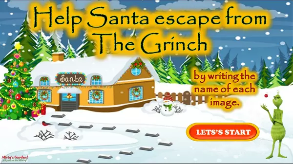 Game: Save Santa from the Grinch (Christmas)