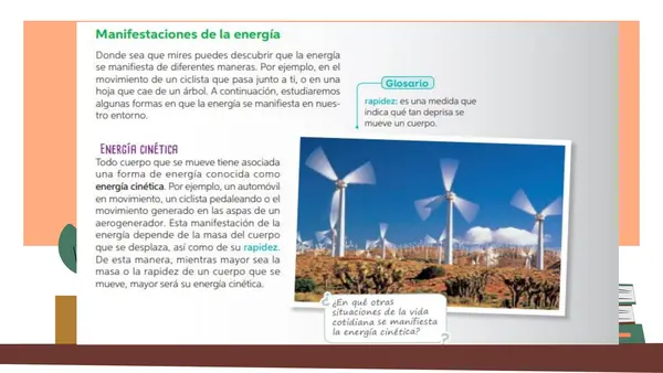 manifestaciones de la energía