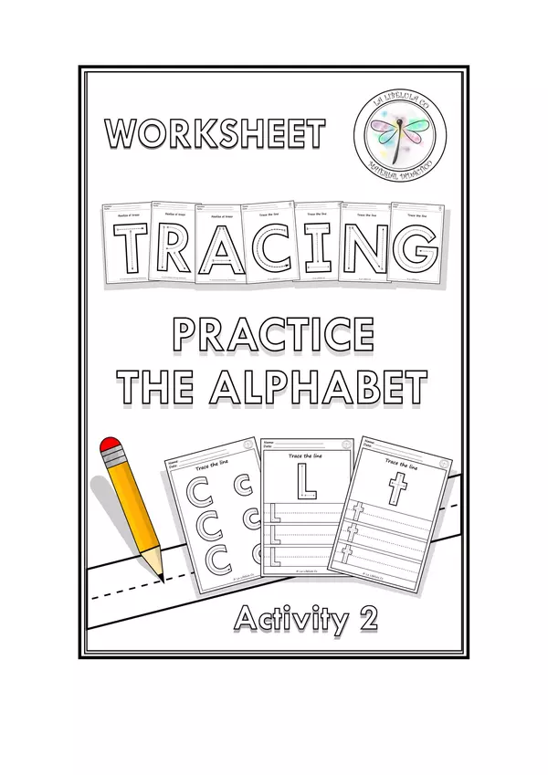 Worksheet Tracing The Alphabet Practice Letters Trazos El Abecedario Actividad 2