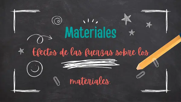 Cambios que presentan los materiales