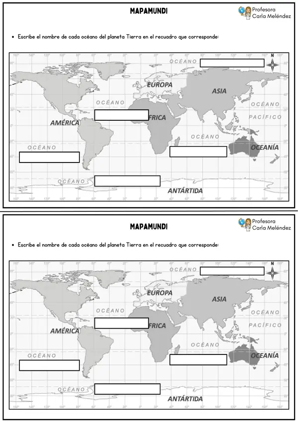 Océanos del planeta Tierra