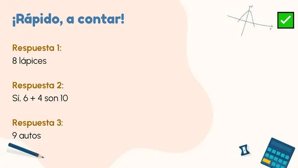 Sumando hasta 15