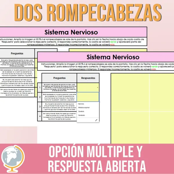 Sistema nervioso rompecabezas misterioso