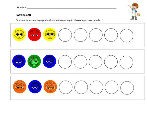 Patrones AB, editable 