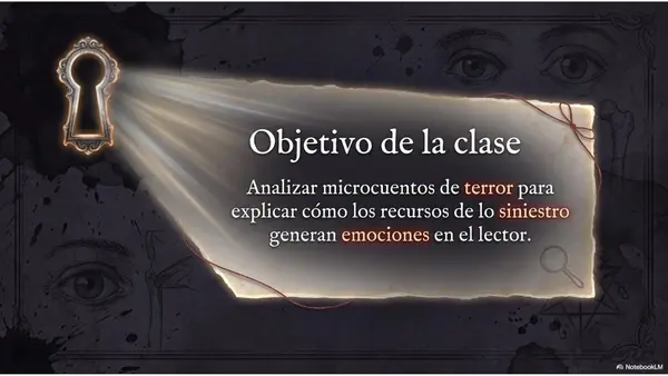 Terror vs. misterio (Unidad 3 - Clase 1 - 8°)