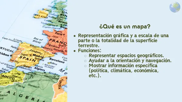 El mapa y sus características | Geografía, territorio y desafíos socioambientales