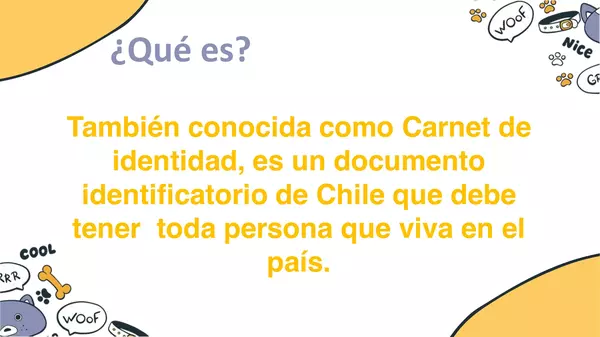 Cédula de identidad Chilena 