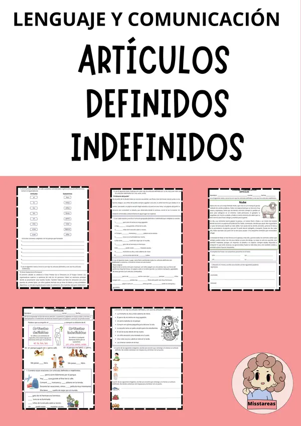 Artículos definidos e indefinidos